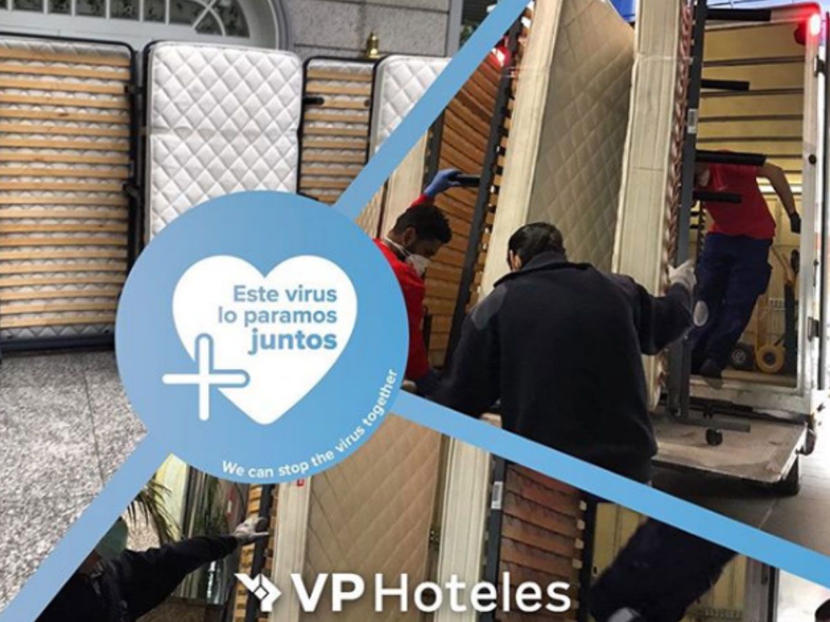 El Grupo VP Hoteles regala sus camas supletorias al Hospital La Princesa